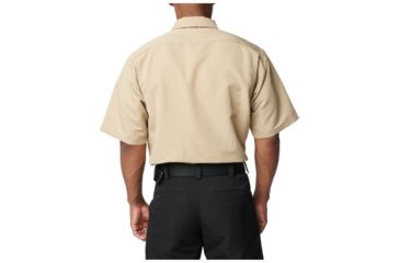 Image of 5.11 Tactical Fast Tac TDU Short Sleeve Shirt - Mens, TDU Khaki, Extra Large 71379-162-XL