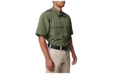 Image of 5.11 Tactical Fast Tac TDU Short Sleeve Shirt - Mens, TDU Green, Extra Large 71379-190-XL