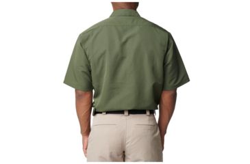 Image of 5.11 Tactical Fast Tac TDU Short Sleeve Shirt - Mens, TDU Green, Extra Large 71379-190-XL