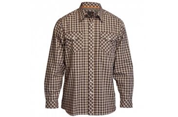 Image of 5.11 Tactical Flannel Long Sleeve Shirt - Slate - M 72404-096-M