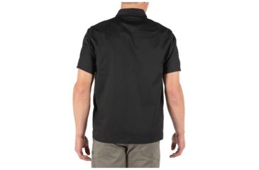 Image of 5.11 Tactical Flex-Tac Twill Short Sleeve Shirt - Mens, Black, 2XL 71390-019-2XL