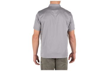 Image of 5.11 Tactical Flex-Tac Twill Short Sleeve Shirt - Mens, Lunar, Extra Small 71390-082-XS