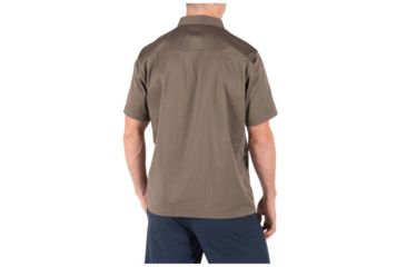 Image of 5.11 Tactical Flex-Tac Twill Short Sleeve Shirt - Mens, Major Brown, Small 71390-367-S