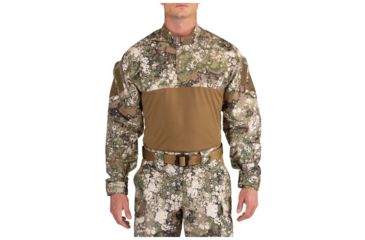 Image of 5.11 Tactical Geo7 Fast-Tac TDU Rapid Shirt - Mens, Terrain, Extra Small, Regular 72488G7-865-XS-R