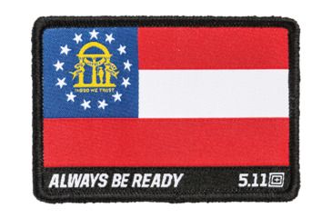 Image of 5.11 Tactical Georgia State Flag Patch - Unisex, Multi, 1 SZ, 81237-999-1 SZ