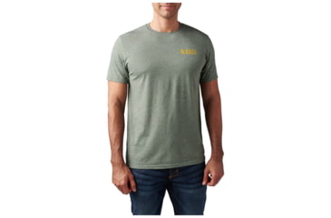 Image of 5.11 Tactical Give Me Liberty Short Sleeve Tee - Mens, Military Green Heather, Medium, 41191UN-223-M