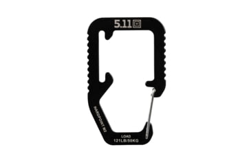 Image of 5.11 Tactical Hardpoint M2 Carabiner, Black, One Size, 56595-019-1 SZ