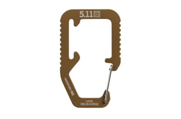 Image of 5.11 Tactical Hardpoint M2 Carabiner, Kangaroo, One Size, 56595-134-1 SZ