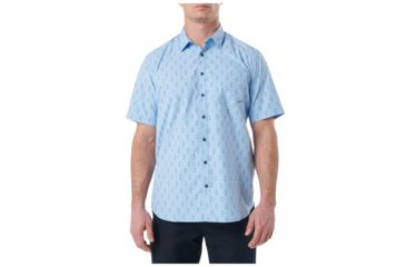 Image of 5.11 Tactical Have A Knife Day Short Sleeve Shirt - Men's, Breeze, Extra Large, Regular, 71376-775-XL