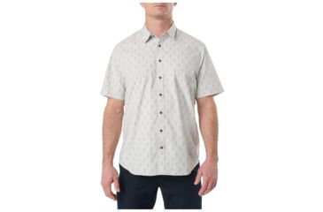 Image of 5.11 Tactical Have A Knife Day Short Sleeve Shirt - Men's, Pebble, Extra Small, Regular, 71376-257-XS