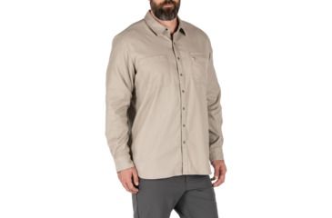 Image of 5.11 Tactical Hawthorn Long Sleeve Shirt - Mens, Khaki, 2XL, 72513-055-2XL