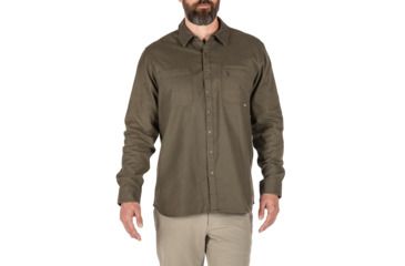 Image of 5.11 Tactical Hawthorn Long Sleeve Shirt - Mens, Ranger Green, Small, 72513-186-S