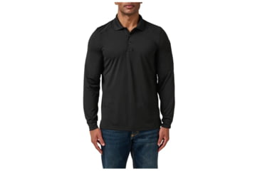 Image of 5.11 Tactical Helios L/s Polo, Black, 42022-019-M-R
