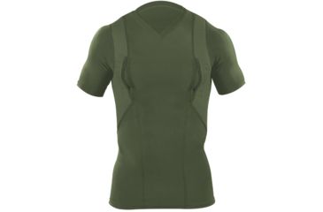 Image of 5.11 Tactical Holster V-Neck Short Sleeve Shirt, TDU GREEN, 2XL 40021-TDU GREEN-2XL