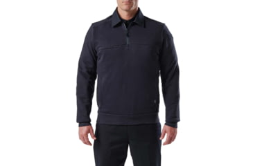 Image of 5.11 Tactical Job Shirt w/Canvas 2.0 - Mens, Fire Navy, Regular, Large, 72535-720-L-R