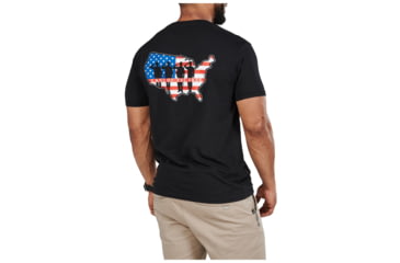 Image of 5.11 Tactical Land Of The Free Shorts Sleeve Tee - Men's, Black, S, 41195YV-019-S