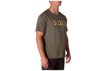 Image of 5.11 Tactical Legacy Tonal Short Sleeve Tee Shirt - Mens, Military Green Heather, 2XL, 41191ABB-223-2XL