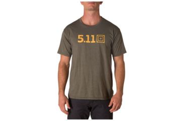 Image of 5.11 Tactical Legacy Tonal Short Sleeve Tee Shirt - Mens, Military Green Heather, 2XL, 41191ABB-223-2XL