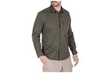 Image of 5.11 Tactical Legend Long Sleeve Shirt - Men's, Ranger Green, Extra Small, 72522-186-XS