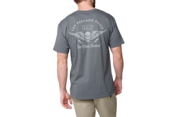 Image of 5.11 Tactical Let Freedom Reign Tee - Mens, Charcoal, 2XL, 41195PQW-018-2XL