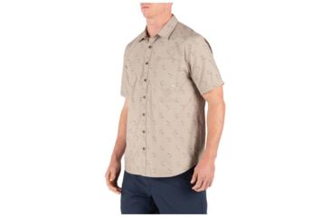 Image of 5.11 Tactical Life's a Breach Short Sleeve Shirt - Mens, Khaki, Extra Small 71385-055-XS