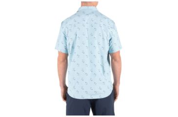 Image of 5.11 Tactical Life's a Breach Short Sleeve Shirt - Mens, Glacier Blue, Small 71385-680-S