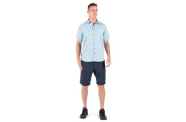 Image of 5.11 Tactical Life's a Breach Short Sleeve Shirt - Mens, Glacier Blue, Small 71385-680-S