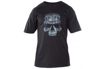 Image of 5.11 Tactical Logo T S/S Ar Skull, BLACK, S 41006DK019S