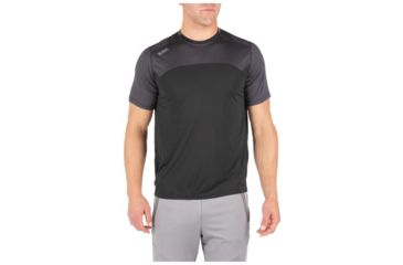 Image of 5.11 Tactical Max Effort Short Sleeve Top - Mens, Black, Extra Large 82113-019-XL