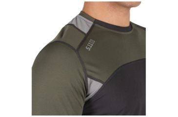 Image of 5.11 Tactical Max Effort Short Sleeve Top - Mens, Ranger Green, Medium 82113-186-M