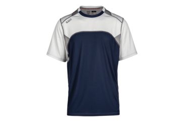 Image of 5.11 Tactical Max Effort Short Sleeve Top - Mens, Pacific Navy, Extra Small, 82113-721-XS