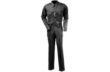 Image of 5.11 Tactical Mens A Class Shirt, Long Sleeve, Poly-Rayon - Black - 3XL-L 42153-019-3XL-L