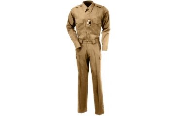 Image of 5.11 Tactical Mens A Class Shirt, Long Sleeve, Poly-Rayon - Brown - 3XL-L 42153-108-3XL-L