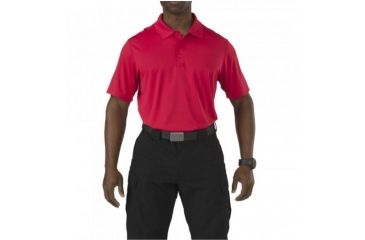 Image of 5.11 Tactical Corporate Pinnacle Polo - Men's, Range Red, 5XL, 71057-477-5XL