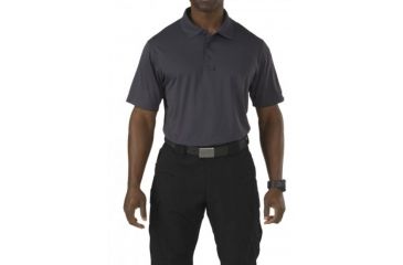 Image of 5.11 Tactical Corporate Pinnacle Polo - Men's, Charcoal, XS, 71057-018-XS