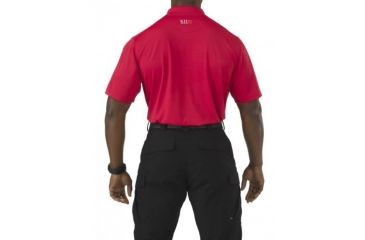 Image of 5.11 Tactical Corporate Pinnacle Polo - Men's, Range Red, 2XL, 71057-477-2XL