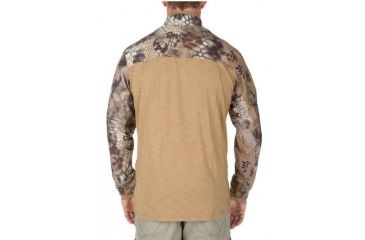 Image of 5.11 Tactical Mens Rapid Half Zip Pullover, Coyote, L 72444-120-L