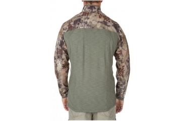 Image of 5.11 Tactical Mens Rapid Half Zip Pullover, Sage Green, XS 72444-831-XS
