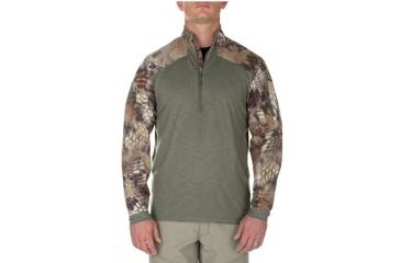 Image of 5.11 Tactical Mens Rapid Half Zip Pullover, Sage Green, XS 72444-831-XS