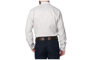 Image of 5.11 Tactical Mission Ready Regular Fit Long Sleeve Shirt - Tall - Mens, White, 16.5-37S 72490T-010-16.5-37S