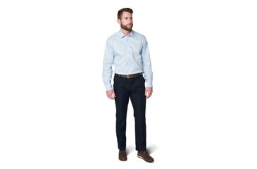 Image of 5.11 Tactical Mission Ready Regular Fit Long Sleeve Shirt - Tall - Mens, Blue Water, 16.5-37S 72490T-742-16.5-37S