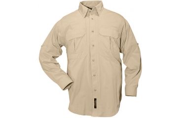 Image of 5.11 Tactical Nylon Tactical Long Sleeve Shirt - Desert Sand - 4XL 72158-310-4XL