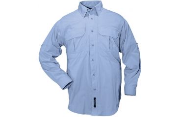 Image of 5.11 Tactical Nylon Tactical Long Sleeve Shirt - Navy - XS 72158-728-XS
