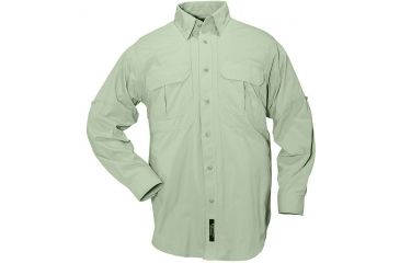 Image of 5.11 Tactical Nylon Tactical Long Sleeve Shirt - OD Green -XXL 72158-182-XXL