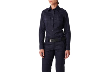 Image of 5.11 Tactical NYPD Stryke Twill L/S Shirt - Womens, NYPD Navy, 16, 62418-762-16