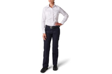 Image of 5.11 Tactical NYPD Stryke Twill L/S Shirt - Womens, Uniform White, 18, 62418-992-18