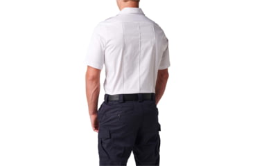 Image of 5.11 Tactical NYPD Stryke Twill S/S Shirt - Mens, Uniform White, LR, 71401-992-L-R