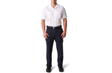 Image of 5.11 Tactical NYPD Stryke Twill S/S Shirt - Mens, Uniform White, LR, 71401-992-L-R