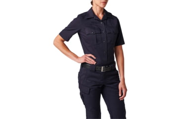 Image of 5.11 Tactical NYPD Stryke Twill S/S Shirt - Womens, NYPD Navy, 6, 61334-762-6