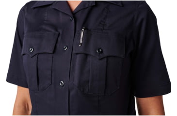 Image of 5.11 Tactical NYPD Stryke Twill S/S Shirt - Womens, NYPD Navy, 6, 61334-762-6